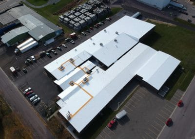Large warehouse roof restoration